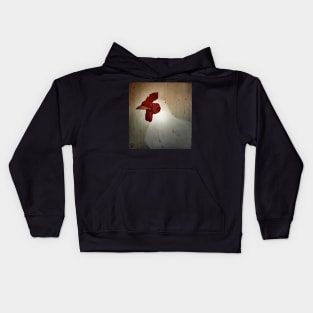 The Grungy White Rooster Kids Hoodie